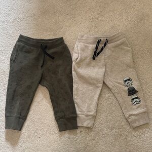 Kids Star Wars Jogger Pants Set - Green and Heathered Khaki